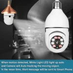 Smart 360° Rotated Security Camera HD 1080P with Two-way Audio, Motion Tracking, and Waterproof Design - Image 2
