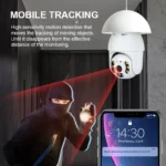 Smart 360° Rotated Security Camera HD 1080P with Two-way Audio, Motion Tracking, and Waterproof Design - Image 3