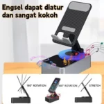 3-in-1 Portable Foldable Mobile Holder with Bluetooth Speaker
