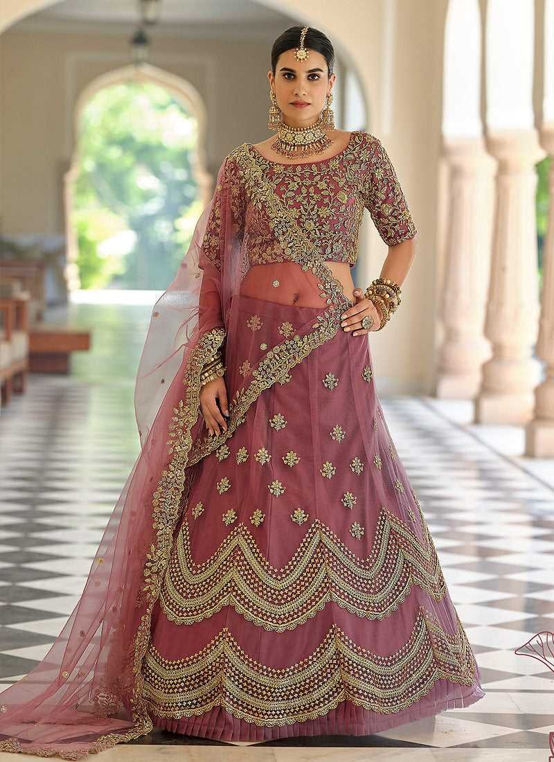 1719995352_L_1 জর্জেট এমব্রয়ডারি পার্টি ড্রেস - Image 1