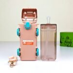 Bus Design Straw Water Bottle - Image 2