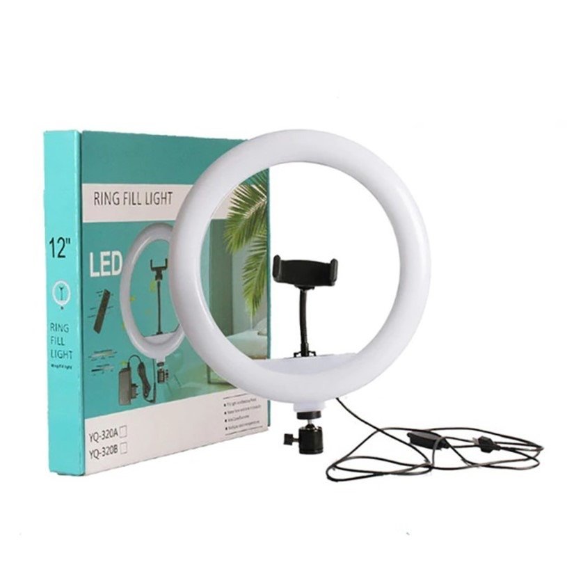 img_6953c87e1675c 12' inch LED Ring Phil Light Ringlight Photography Beauty Light - Image 1