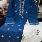 Cotton Embroidery Two Piece