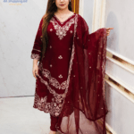 Embroidery Three Piece